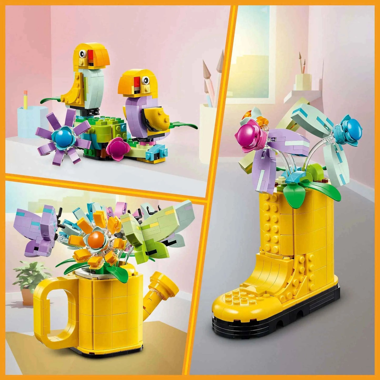 Lego Creator Flowers in Watering Can Toys & Games > Toys > Construction Toys > Interlocking Blocks > LEGO > LEGO Creator