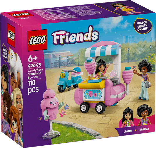 Lego Friends Cotton Candy Stand & Scooter Toys & Games > Toys > Construction Toys > Interlocking Blocks > LEGO > Friends