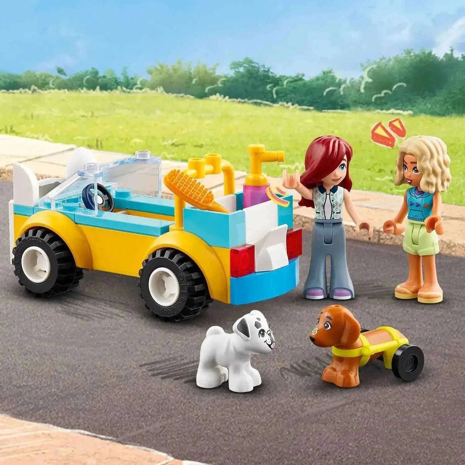 Lego Friends Dog-Grooming Car Toys & Games > Toys > Construction Toys > Interlocking Blocks > LEGO > Friends