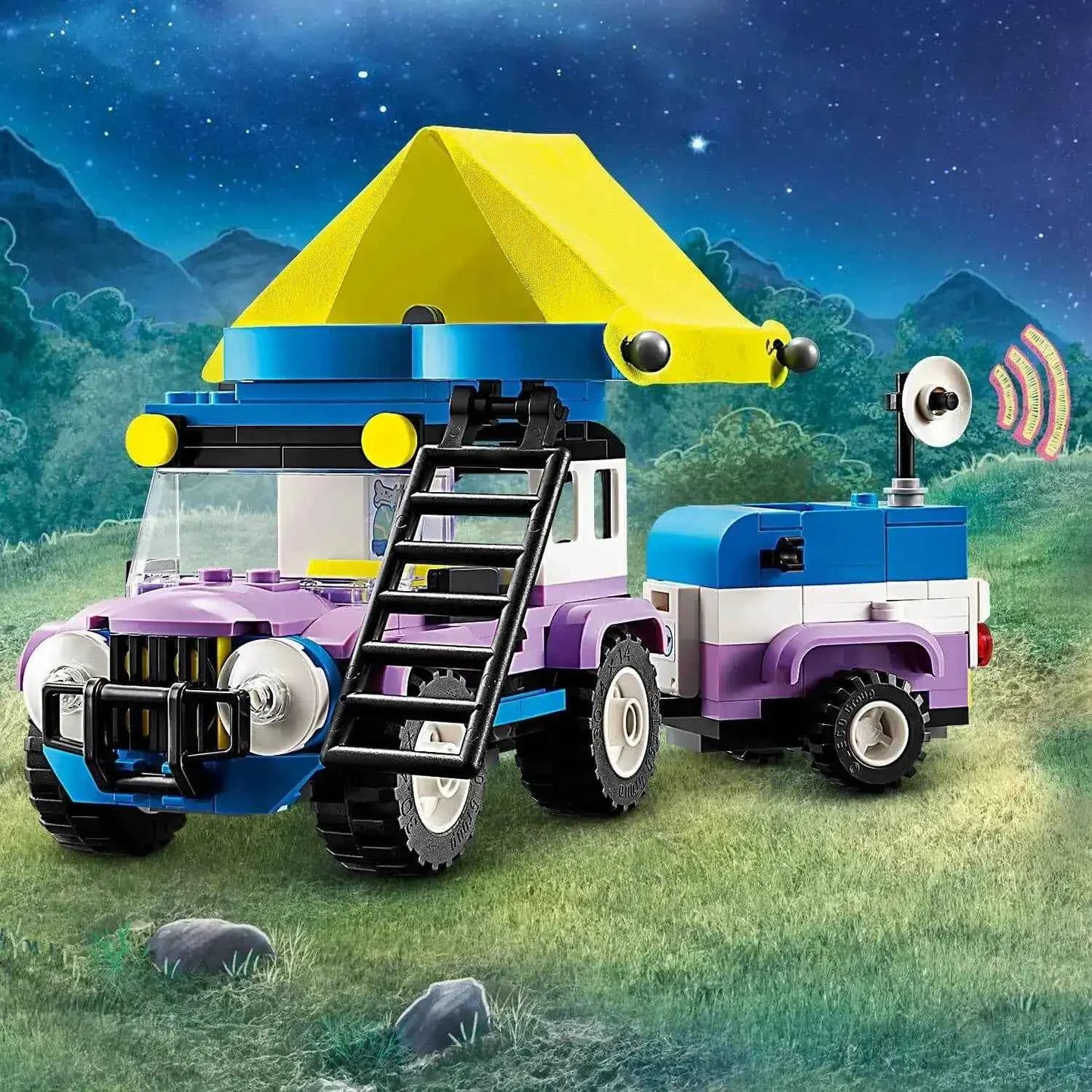 Lego Friends Stargazing Camping Vehicle Toys & Games > Toys > Construction Toys > Interlocking Blocks > LEGO > Friends