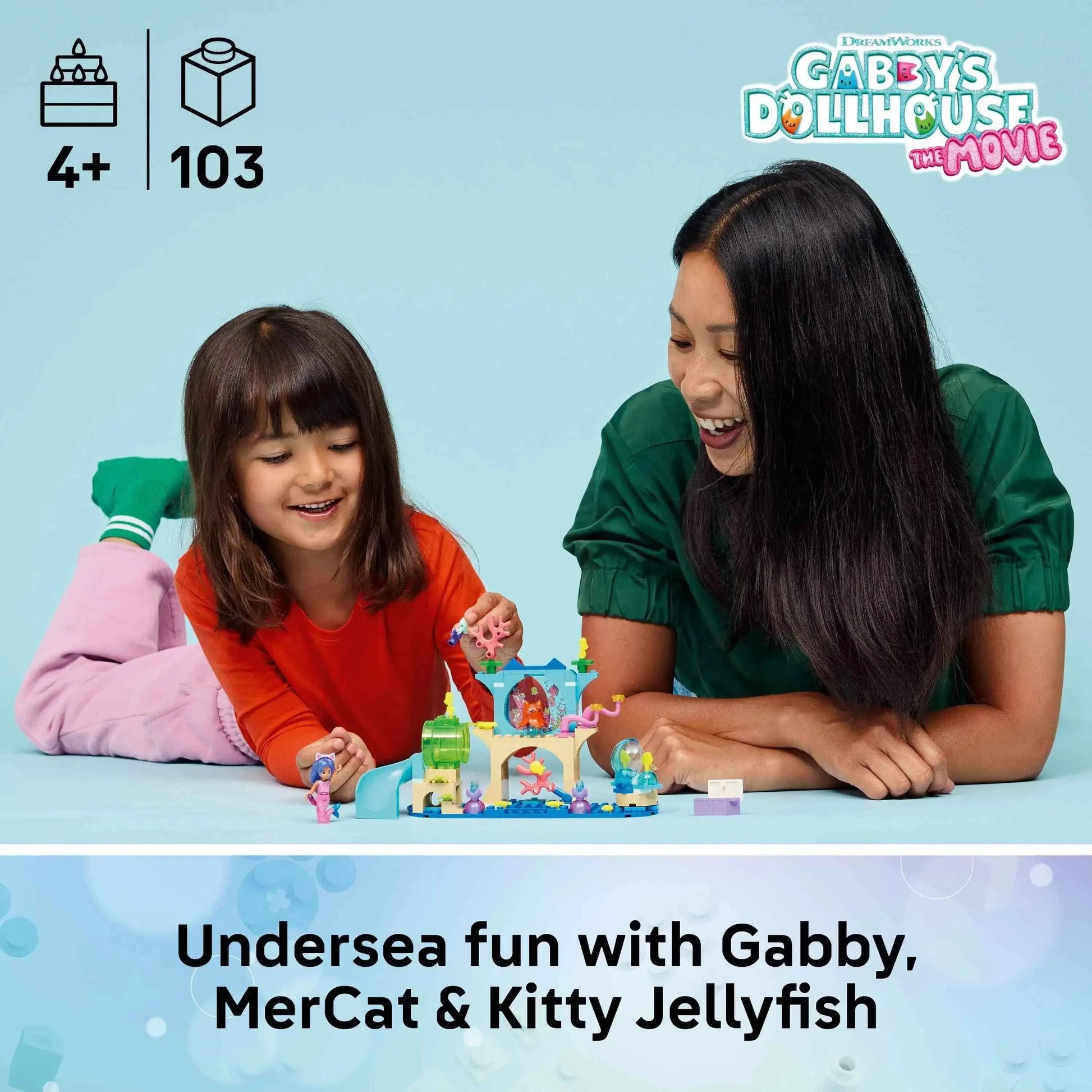 Lego Gabby's Aquarium Adventure - Explore the Magical Underwater Realm Toys & Games > Toys > Construction Toys > Interlocking Blocks > LEGO > LEGO Gabby's Dollhouse