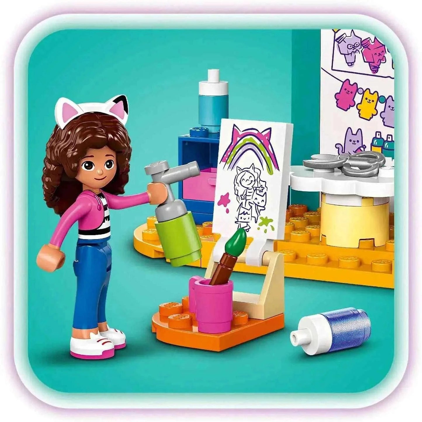 Lego Gabby's Dollhouse Crafting with Baby Box Toys & Games > Toys > Construction Toys > Interlocking Blocks > LEGO > LEGO Gabby's Dollhouse