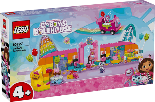 Lego Gabby's Dollhouse Gabby's Party Room Toys & Games > Toys > Construction Toys > Interlocking Blocks > LEGO > LEGO Gabby's Dollhouse