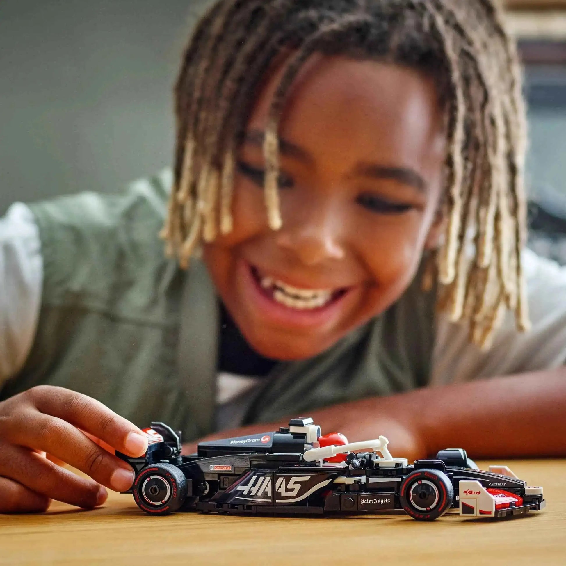 Lego Haas F1 Race Car - Speed Champions MoneyGram Haas F1 Team VF-24 Toys & Games > Toys > Construction Toys > Interlocking Blocks > LEGO > LEGO Speed Champions