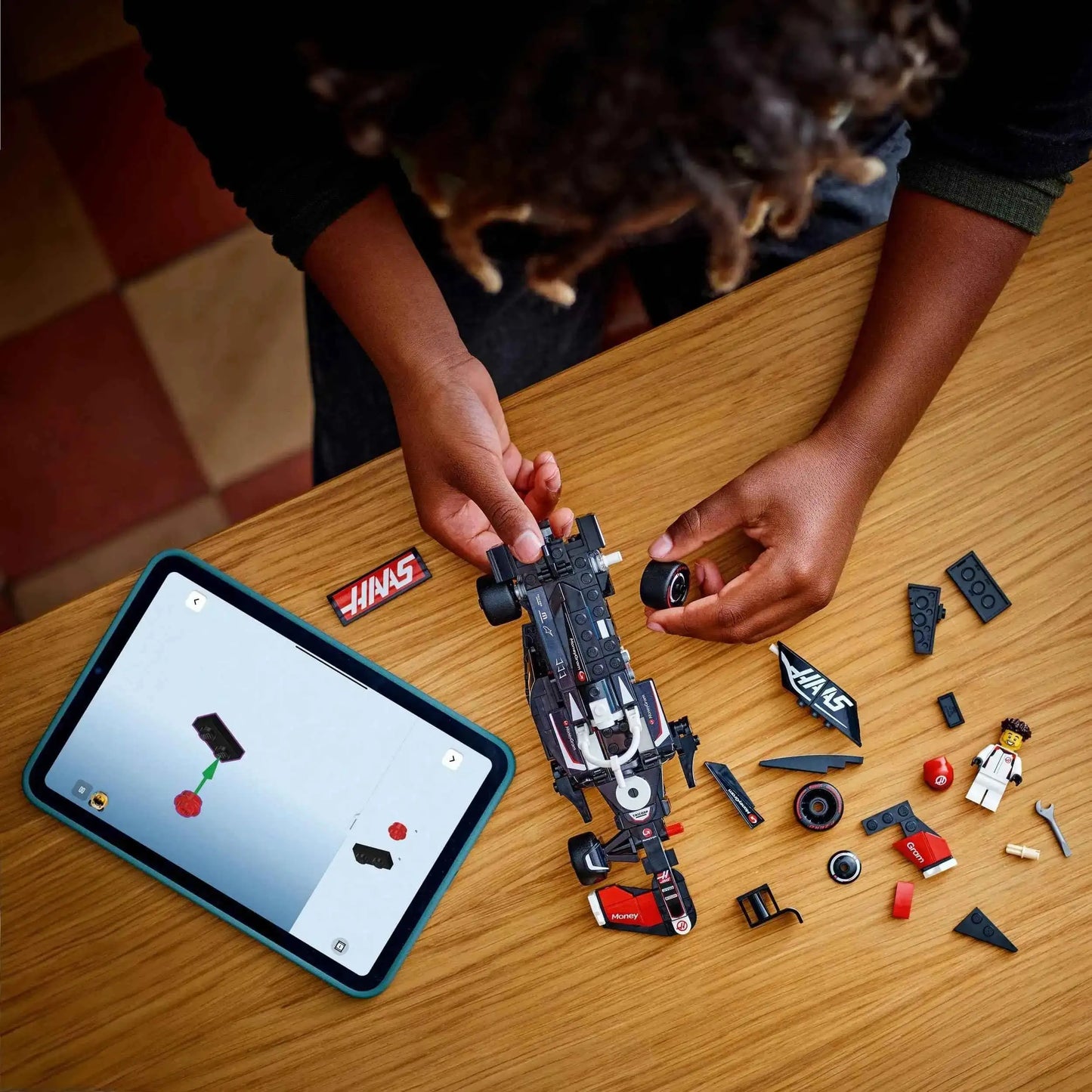 Lego Haas F1 Race Car - Speed Champions MoneyGram Haas F1 Team VF-24 Toys & Games > Toys > Construction Toys > Interlocking Blocks > LEGO > LEGO Speed Champions