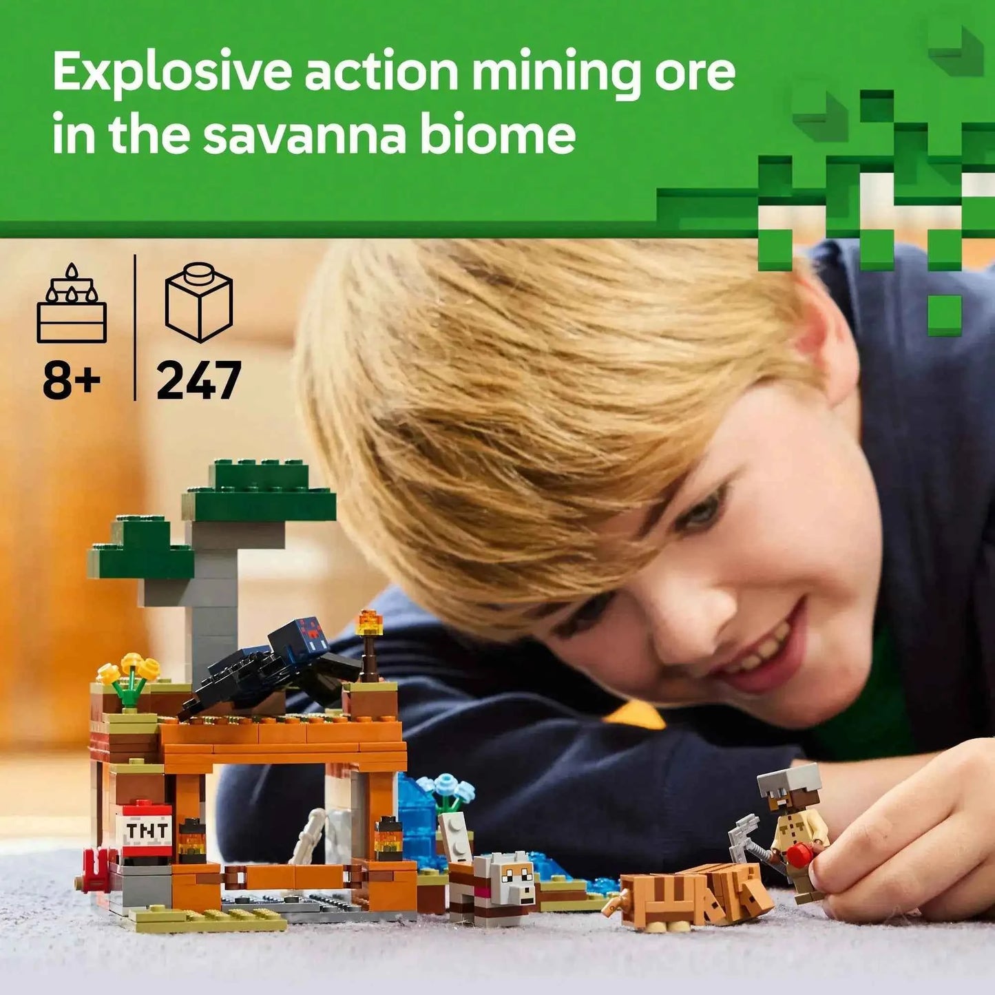 Lego Minecraft The Armadillo Mine Expedition Toys & Games > Toys > Construction Toys > Interlocking Blocks > LEGO > LEGO Minecraft