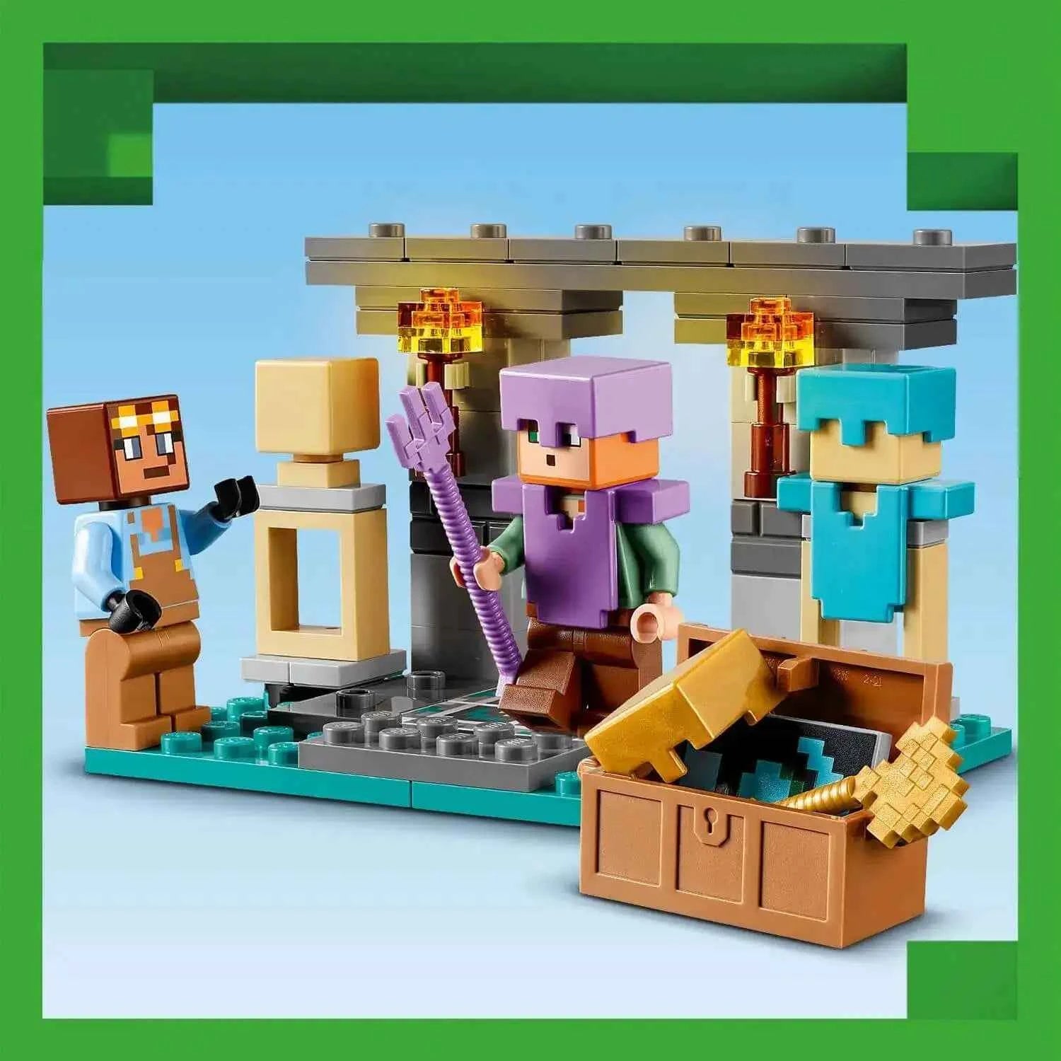 Lego Minecraft The Armoury Toys & Games > Toys > Construction Toys > Interlocking Blocks > LEGO > LEGO Minecraft