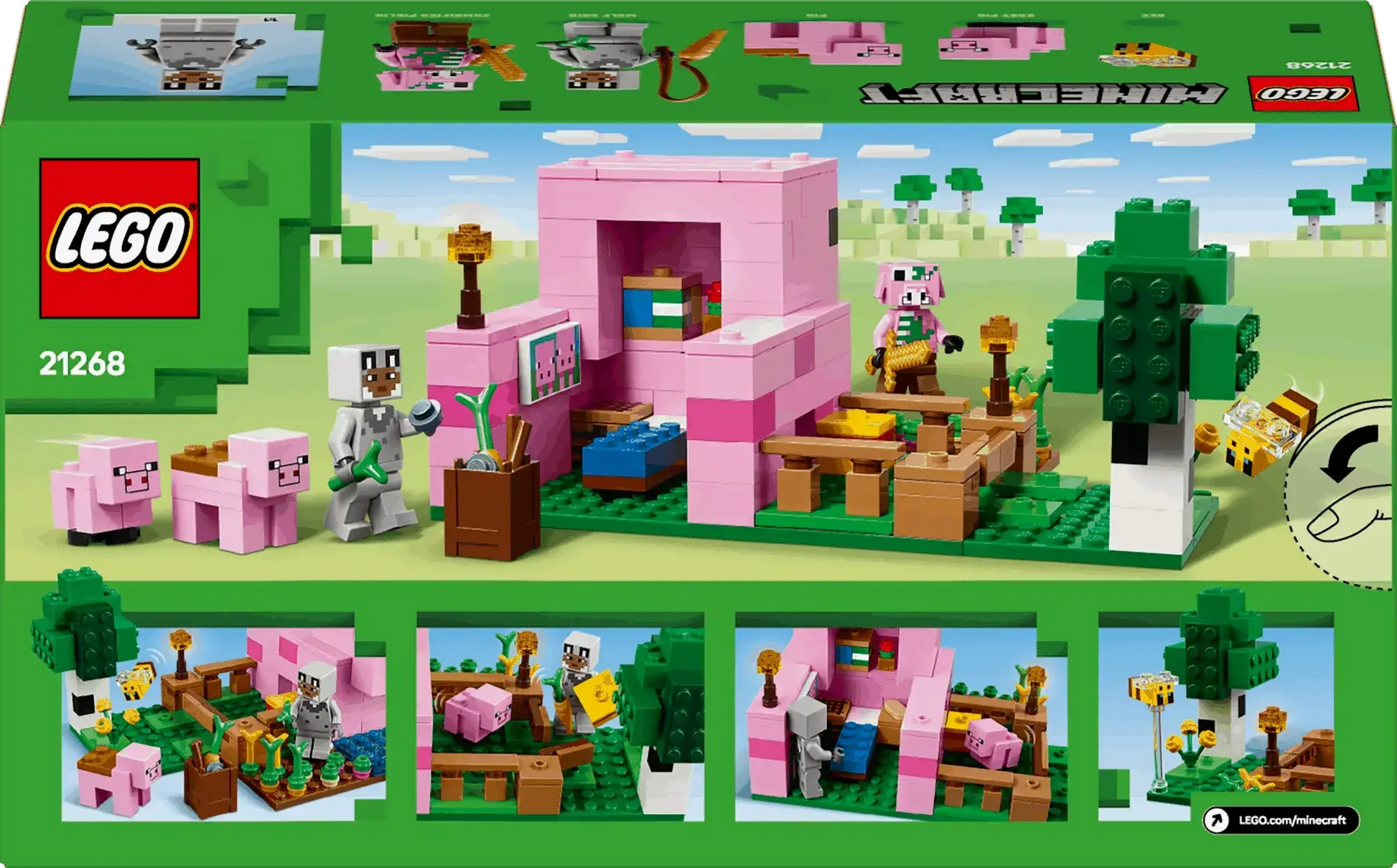 Lego Minecraft The Baby Pig House Toys & Games > Toys > Construction Toys > Interlocking Blocks > LEGO > LEGO Minecraft