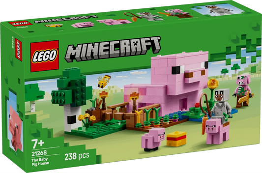 Lego Minecraft The Baby Pig House Toys & Games > Toys > Construction Toys > Interlocking Blocks > LEGO > LEGO Minecraft