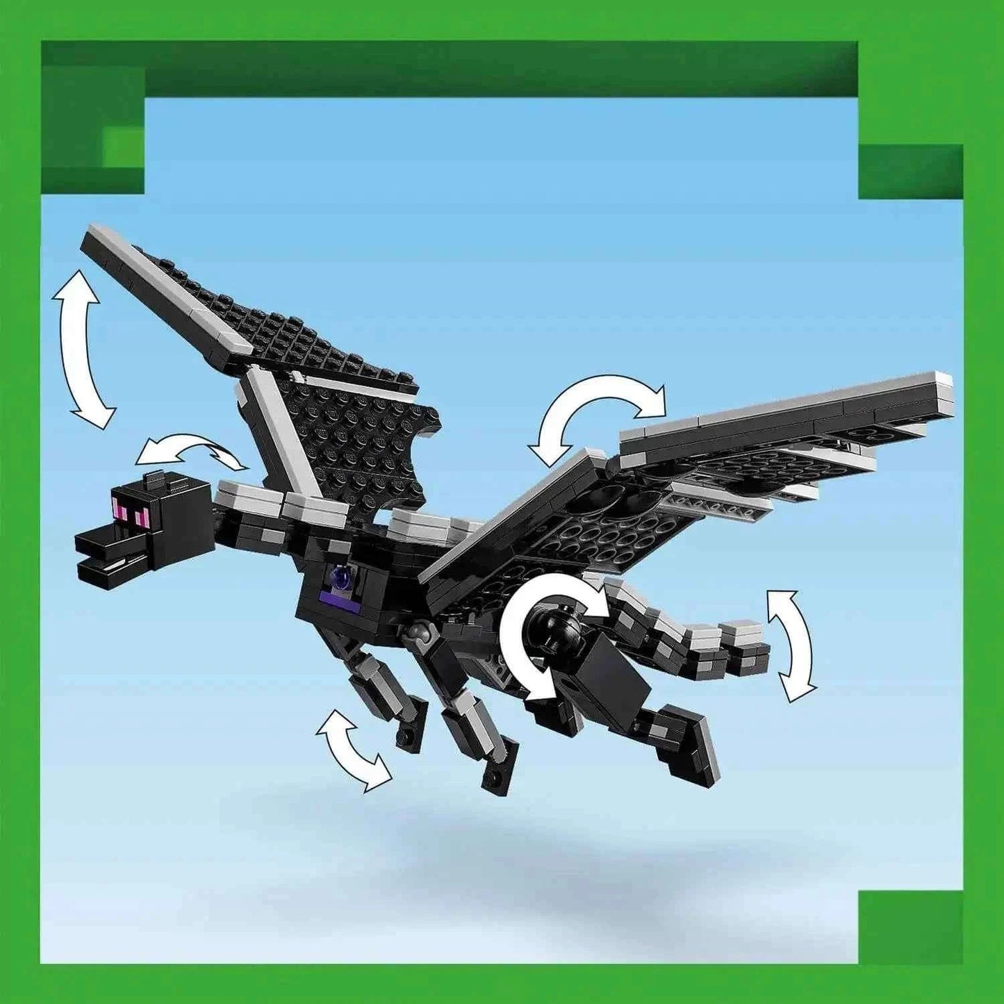 Lego Minecraft The Ender Dragon and End Ship Toys & Games > Toys > Construction Toys > Interlocking Blocks > LEGO > LEGO Minecraft