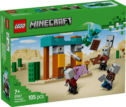 Lego Minecraft The Illager Desert Patrol Toys & Games > Toys > Construction Toys > Interlocking Blocks > LEGO > LEGO Minecraft