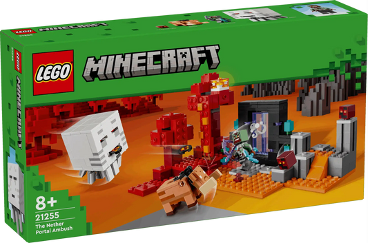 Lego Minecraft The Nether Portal Ambush Toys & Games > Toys > Construction Toys > Interlocking Blocks > LEGO > LEGO Minecraft
