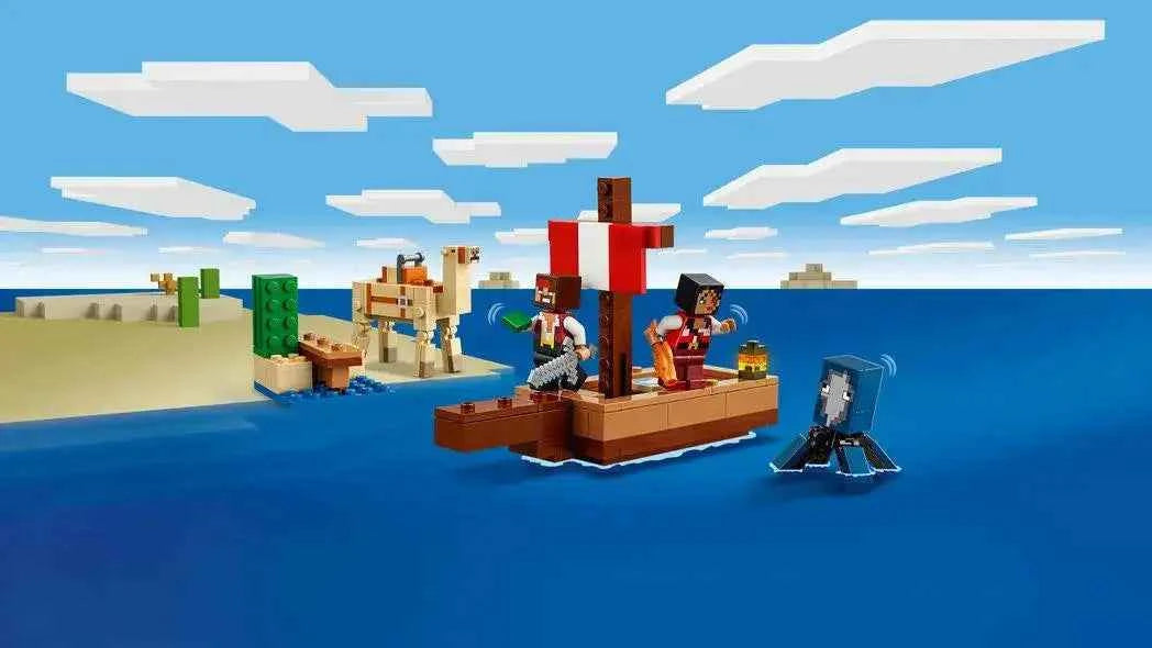 Lego Minecraft The Pirate Ship Voyage Toys & Games > Toys > Construction Toys > Interlocking Blocks > LEGO > LEGO Minecraft