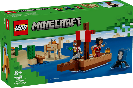 Lego Minecraft The Pirate Ship Voyage Toys & Games > Toys > Construction Toys > Interlocking Blocks > LEGO > LEGO Minecraft