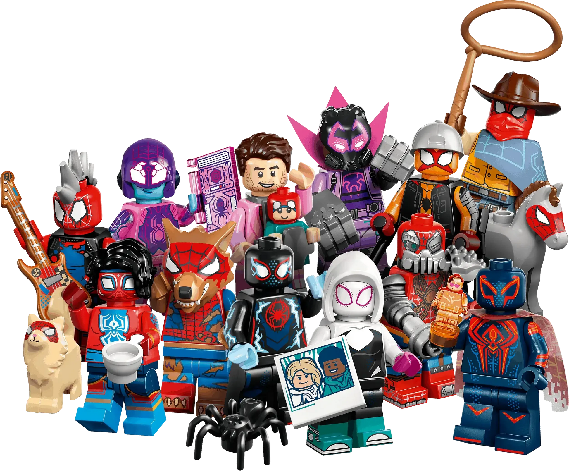 Lego Spider-Man Minifigures: Across the Spider-Verse Collection Toys & Games > Toys > Construction Toys > Interlocking Blocks > LEGO > LEGO Minifigures