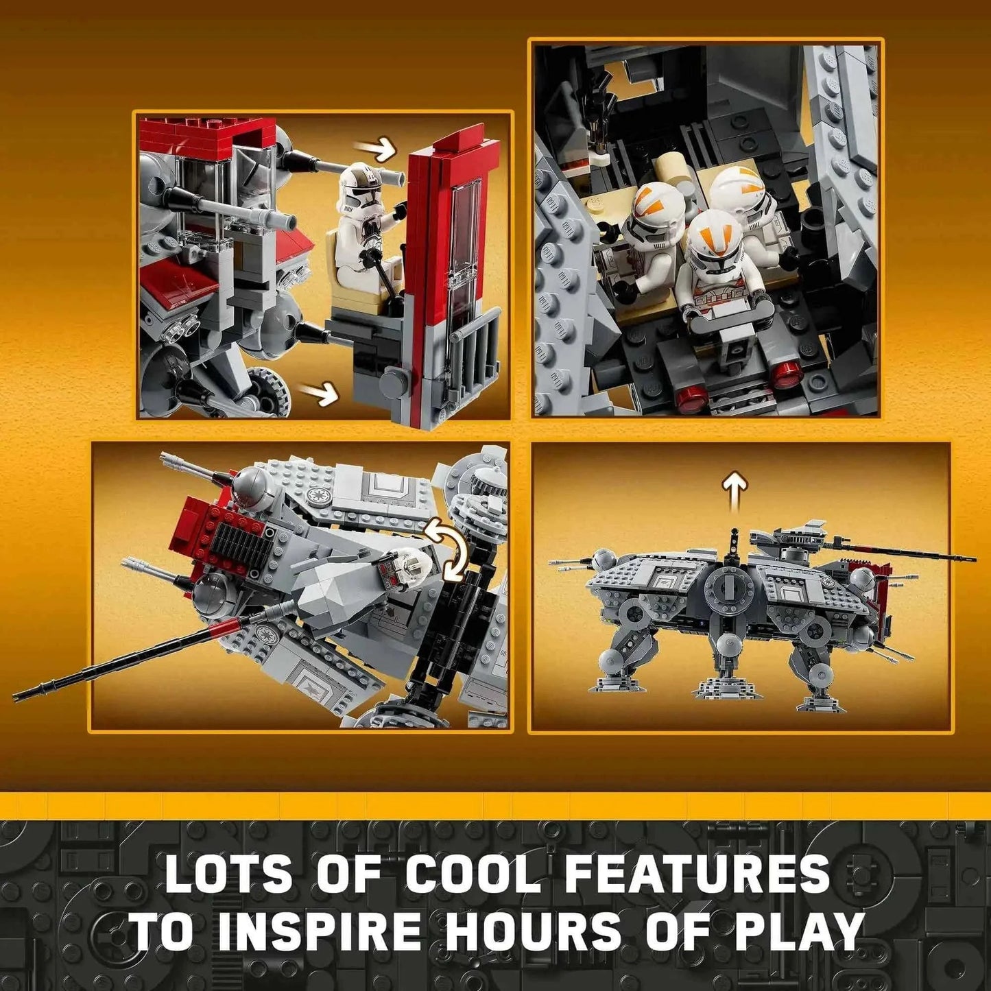 Lego Star Wars AT-TE Walker Toys & Games > Toys > Construction Toys > Interlocking Blocks > LEGO > LEGO Star Wars