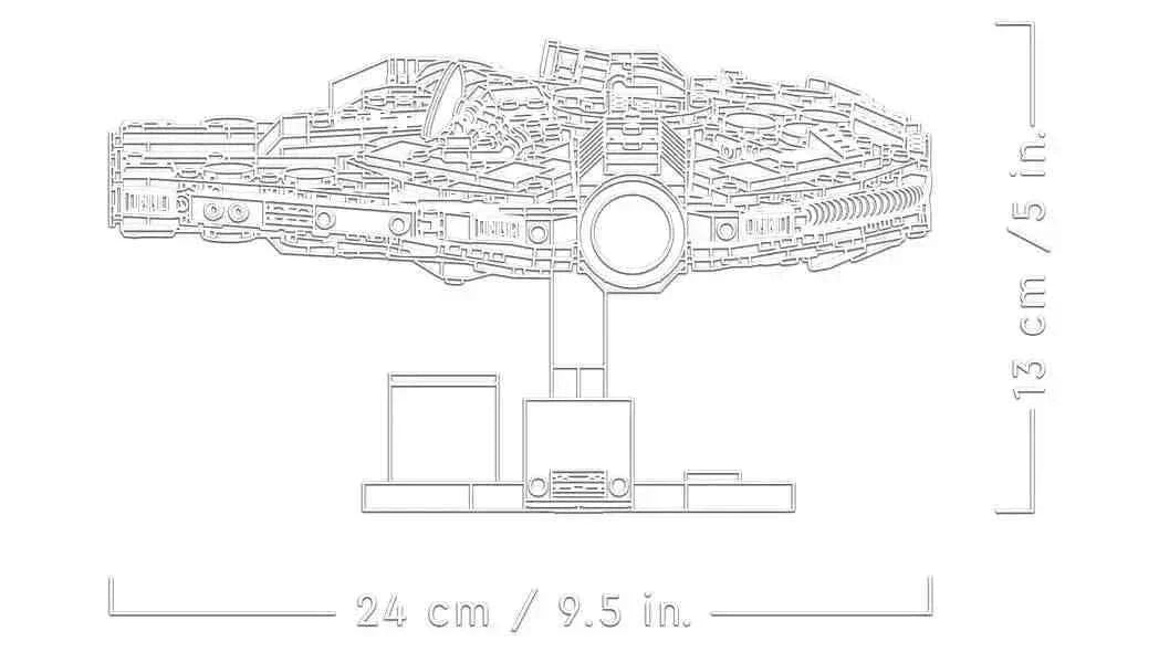 Lego Star Wars Millennium Falcon 25th Anniversary Set Toys & Games > Toys > Construction Toys > Interlocking Blocks > LEGO > LEGO Star Wars
