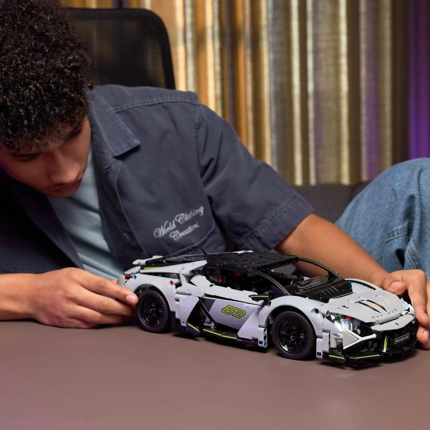 Lego Technic Lamborghini Revuelto Super Sports Car Toys & Games > Toys > Construction Toys > Interlocking Blocks > LEGO > LEGO Technic