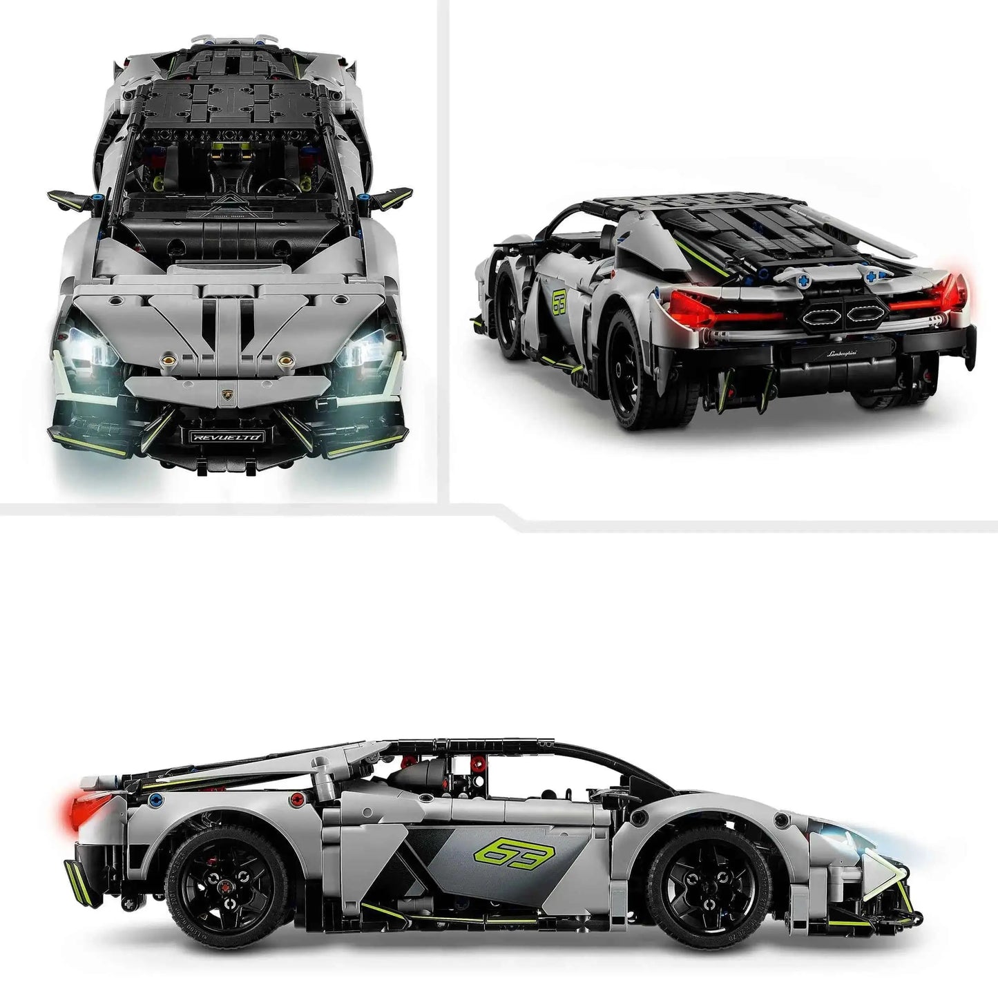 Lego Technic Lamborghini Revuelto Super Sports Car Toys & Games > Toys > Construction Toys > Interlocking Blocks > LEGO > LEGO Technic