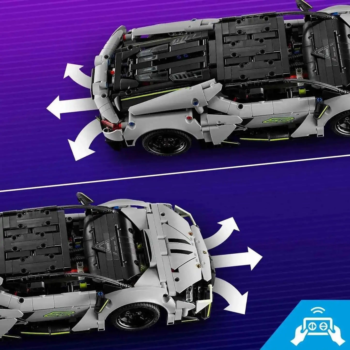 Lego Technic Lamborghini Revuelto Super Sports Car Toys & Games > Toys > Construction Toys > Interlocking Blocks > LEGO > LEGO Technic