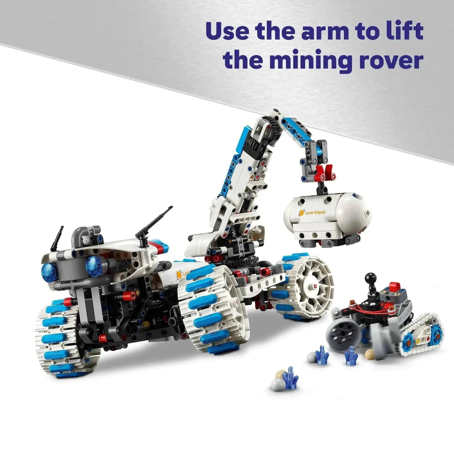 Lego Technic Lunar Outpost Rover Moon Vehicle for Space Exploration Toys & Games > Toys > Construction Toys > Interlocking Blocks > LEGO > LEGO Technic