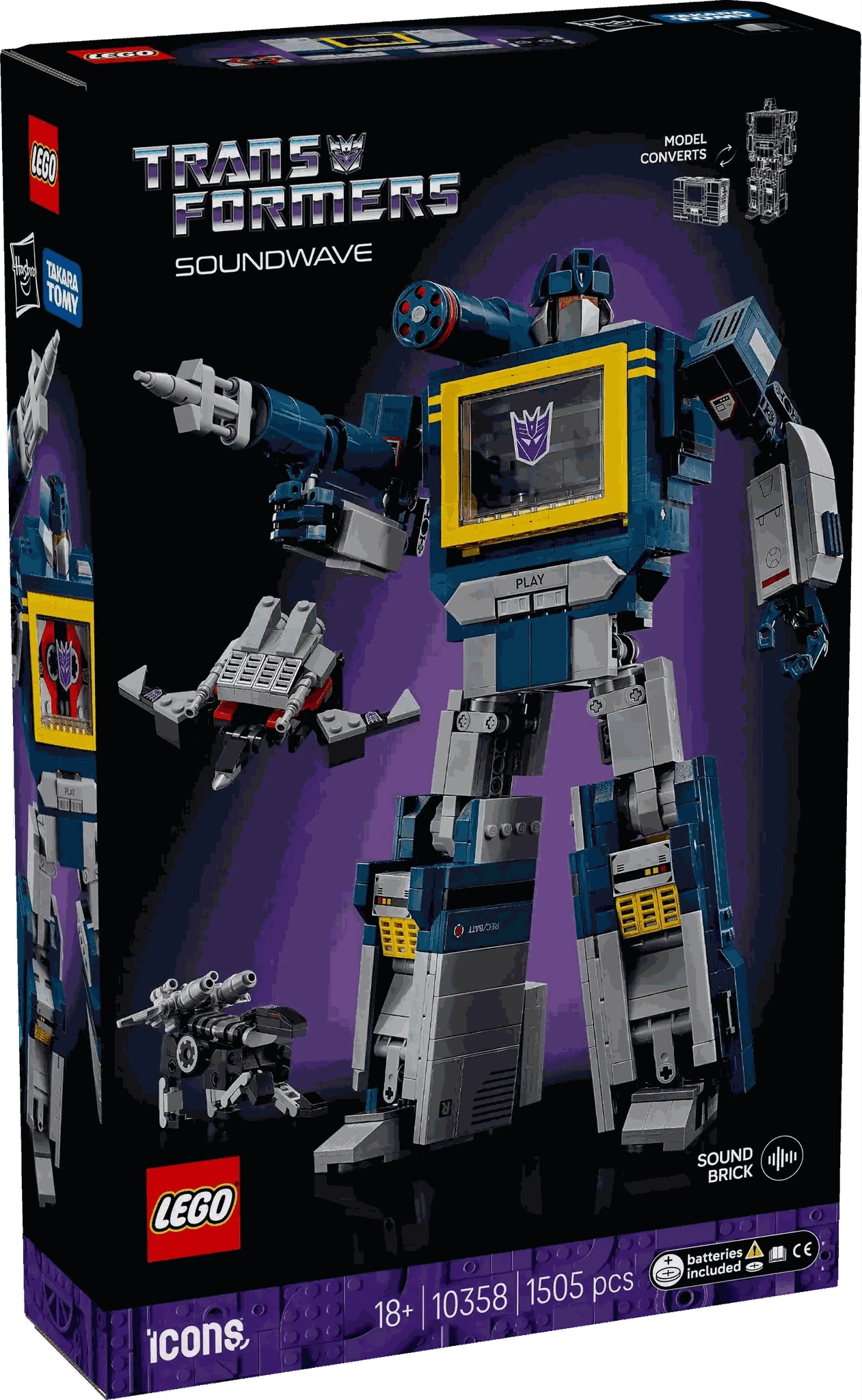 Lego Transformers Soundwave: Ultimate Collectible Build and Transform Set Toys & Games > Toys > Construction Toys > Interlocking Blocks > LEGO > LEGO Icons