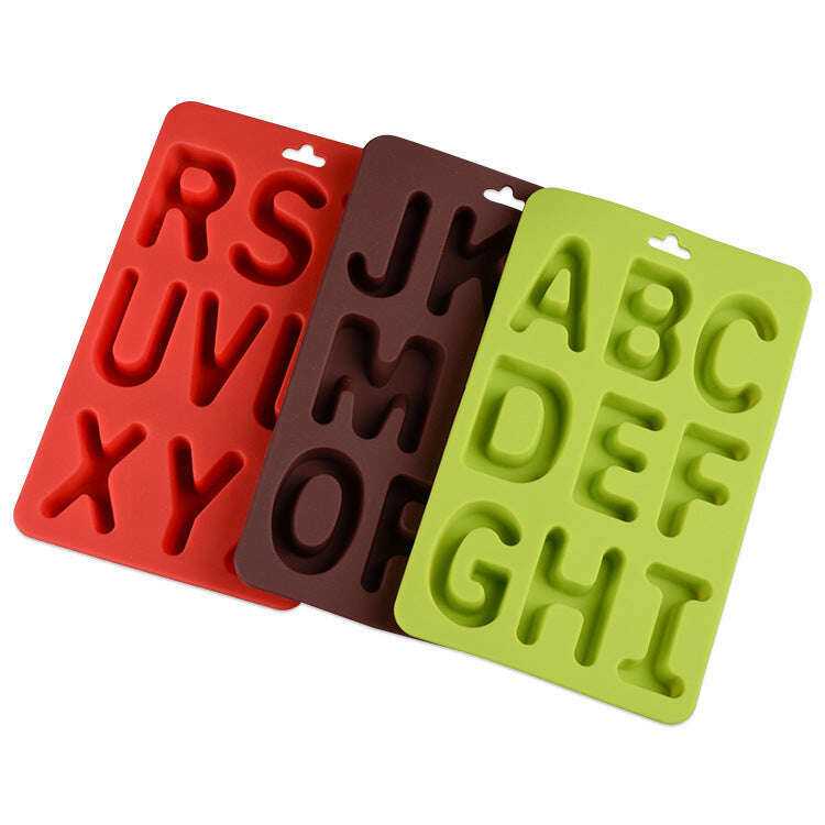 Letters Ice Cube Tray for Fun and Creative Drinks Home Decor