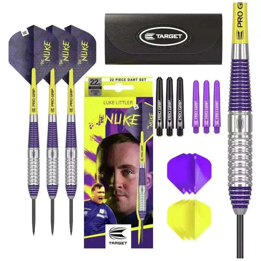 Luke "The Nuke" Littler Brass 22g Steel Tip Darts