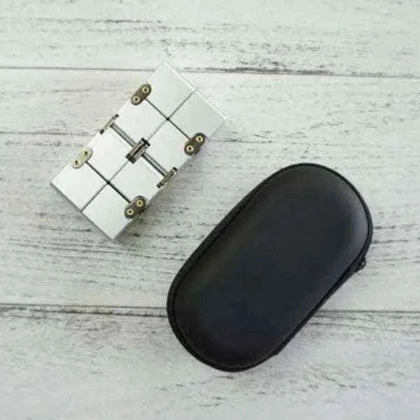 Metal Fidget Cube for Stress Relief and Focus Enhancement Home & Garden