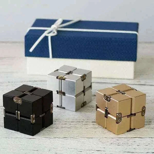 Metal Fidget Cube for Stress Relief and Focus Enhancement Home & Garden
