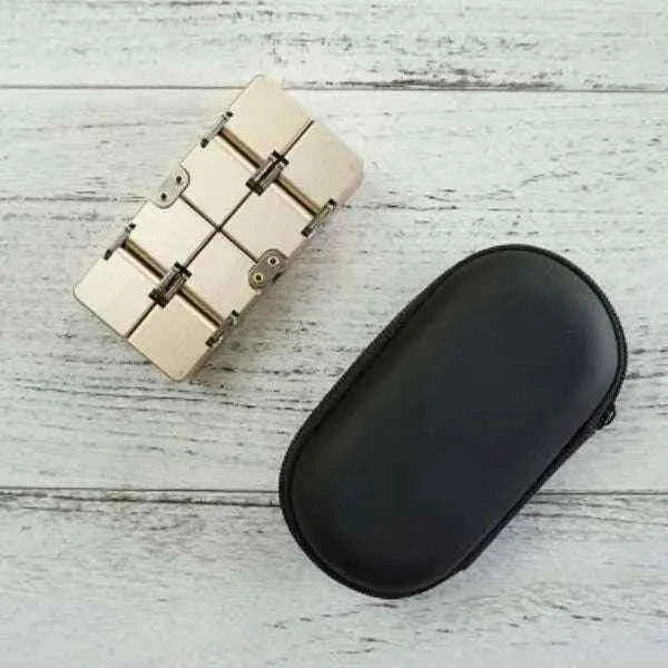 Metal Fidget Cube for Stress Relief and Focus Enhancement Home & Garden