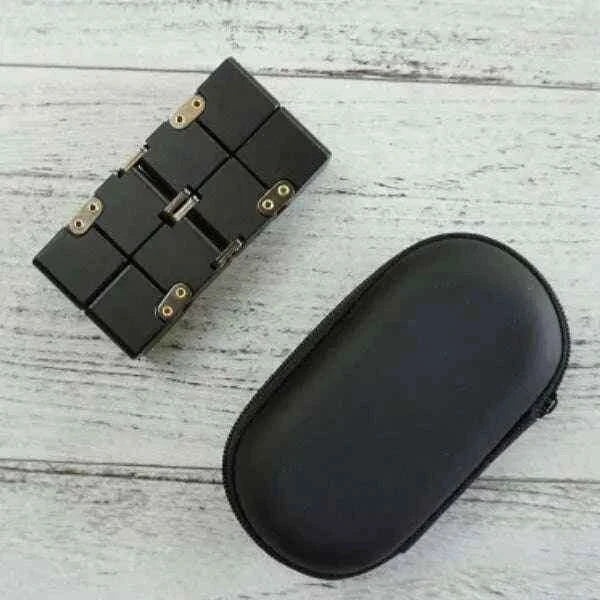 Metal Fidget Cube for Stress Relief and Focus Enhancement Home & Garden