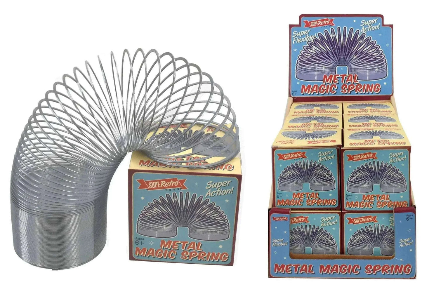 Metal Magic Slinky Spring - The Ultimate Classic Toy for Endless Fun