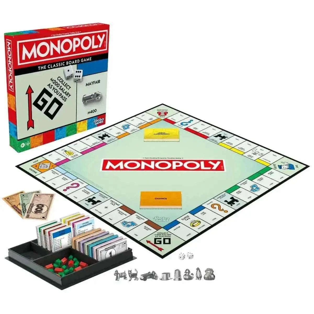 Monopoly Board Game with Storage Tray Toys & Games > Games > Board Games