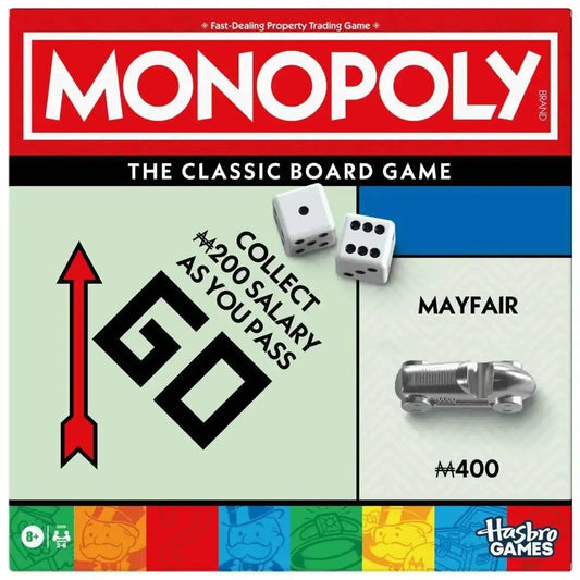Monopoly Board Game with Storage Tray Toys & Games > Games > Board Games