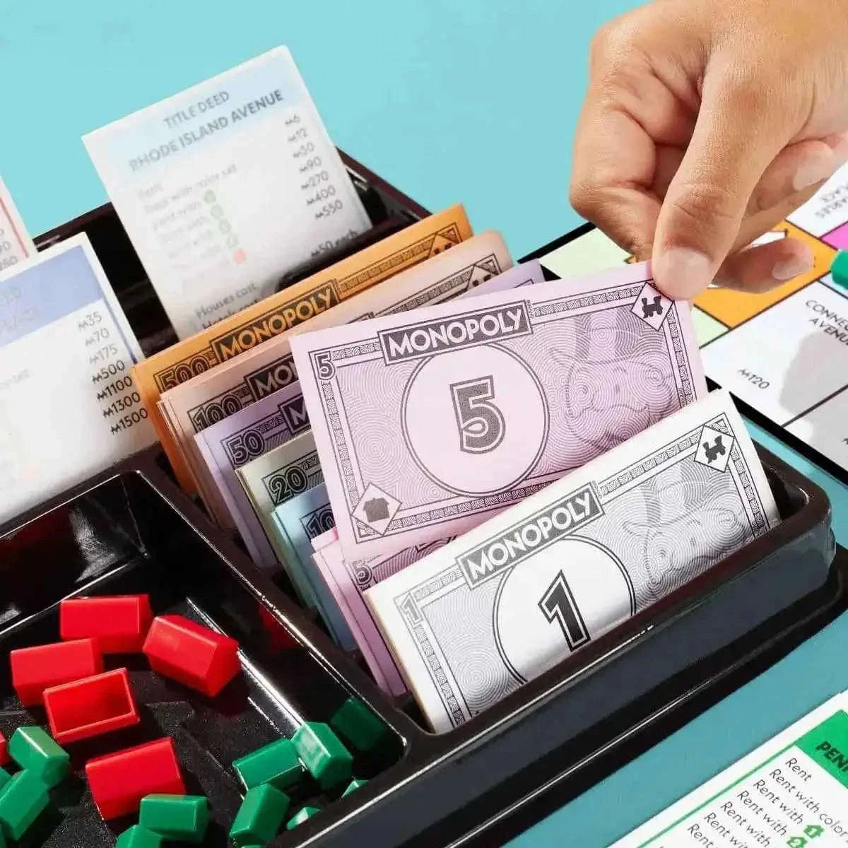 Monopoly Board Game with Storage Tray Toys & Games > Games > Board Games