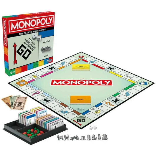 Monopoly Board Game with Storage Tray Toys & Games > Games > Board Games