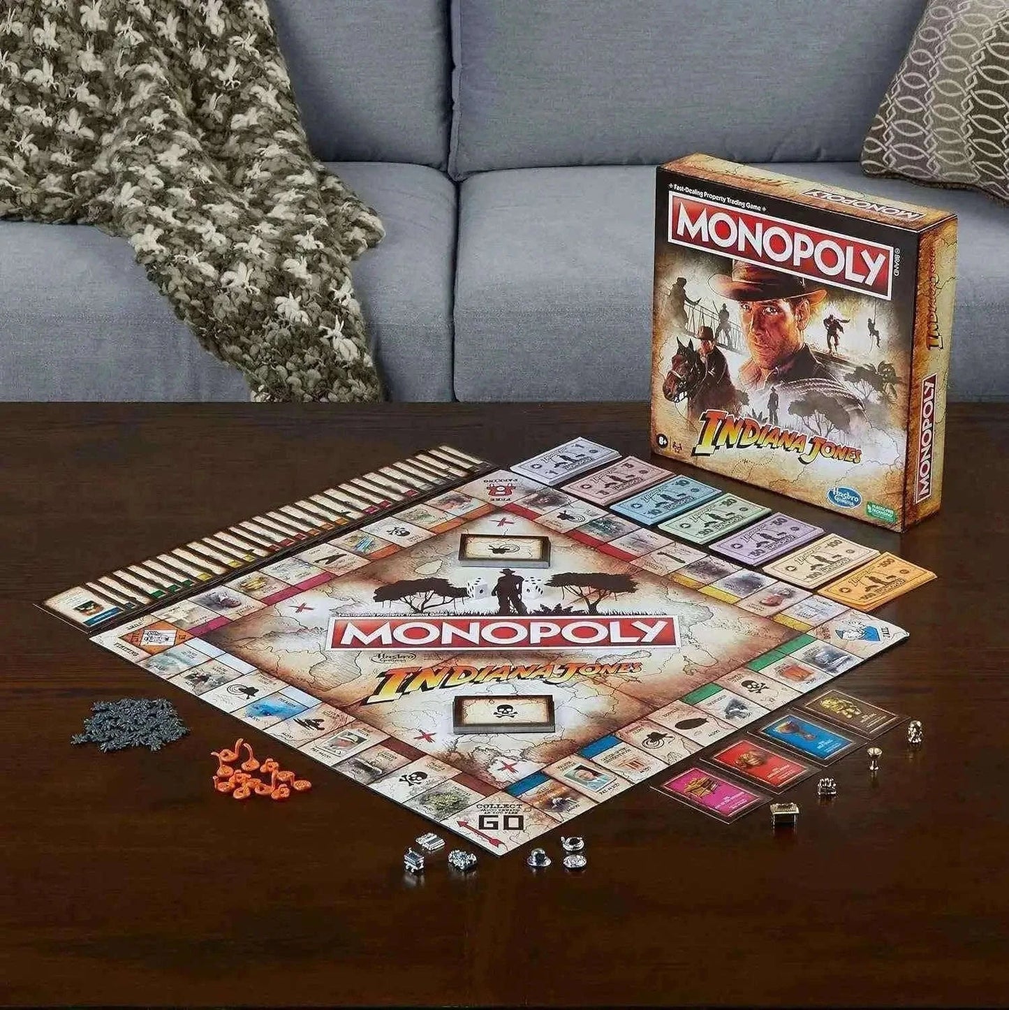 Monopoly Indiana Jones - Adventure and Strategy Board Game