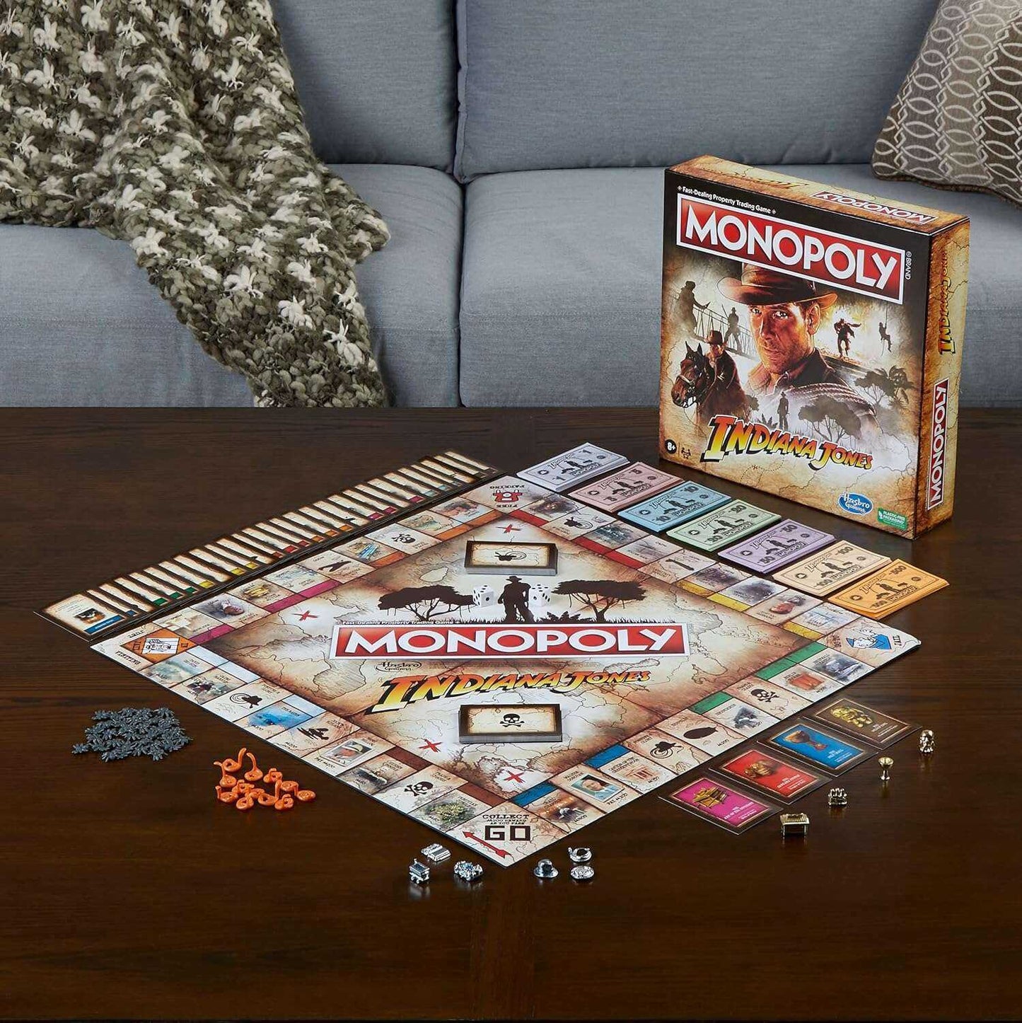 Monopoly Indiana Jones - Adventure and Strategy Board Game