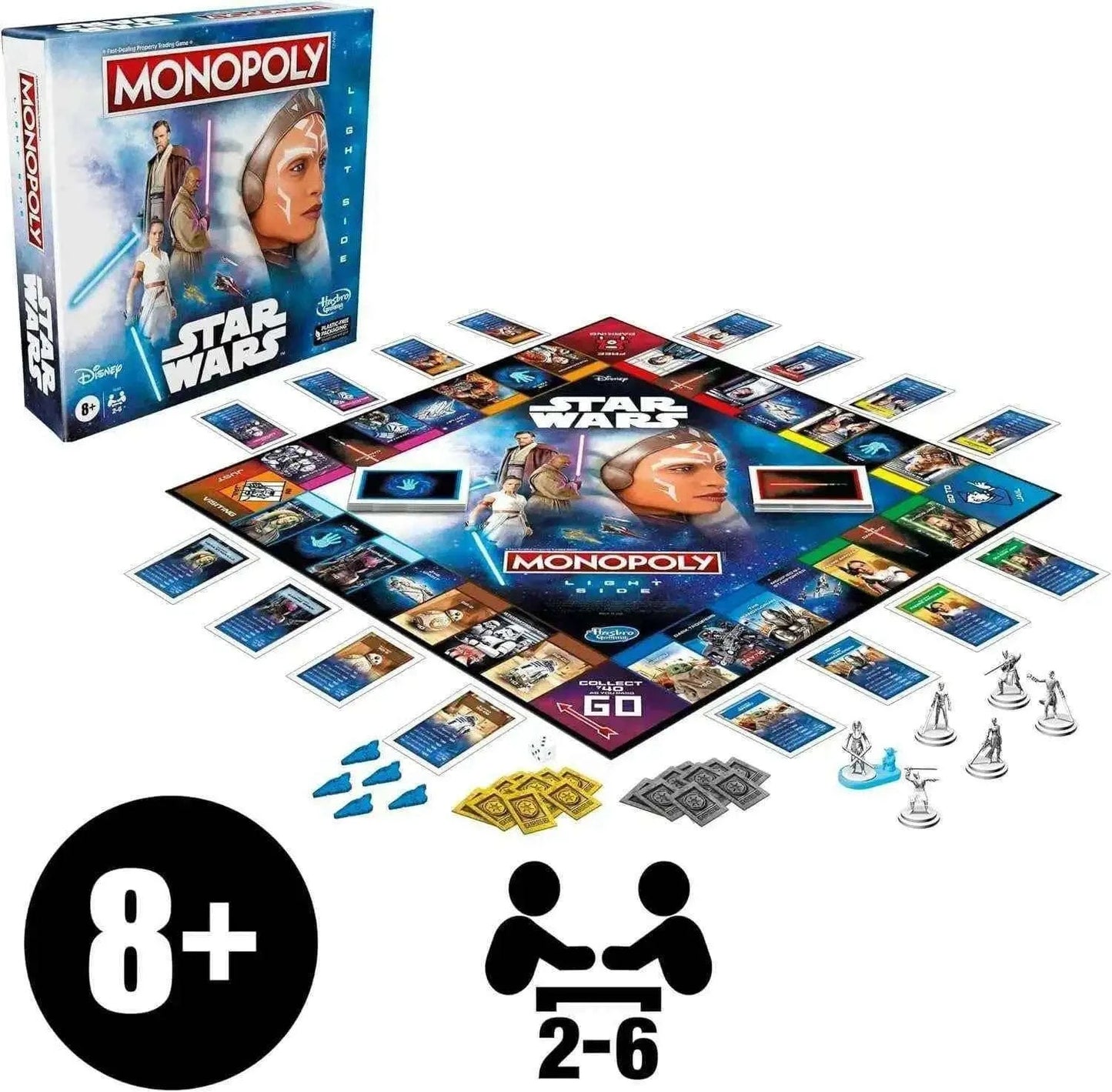 Monopoly: Star Wars Light Side Edition Board, Star Wars Jedi Game Default Title 