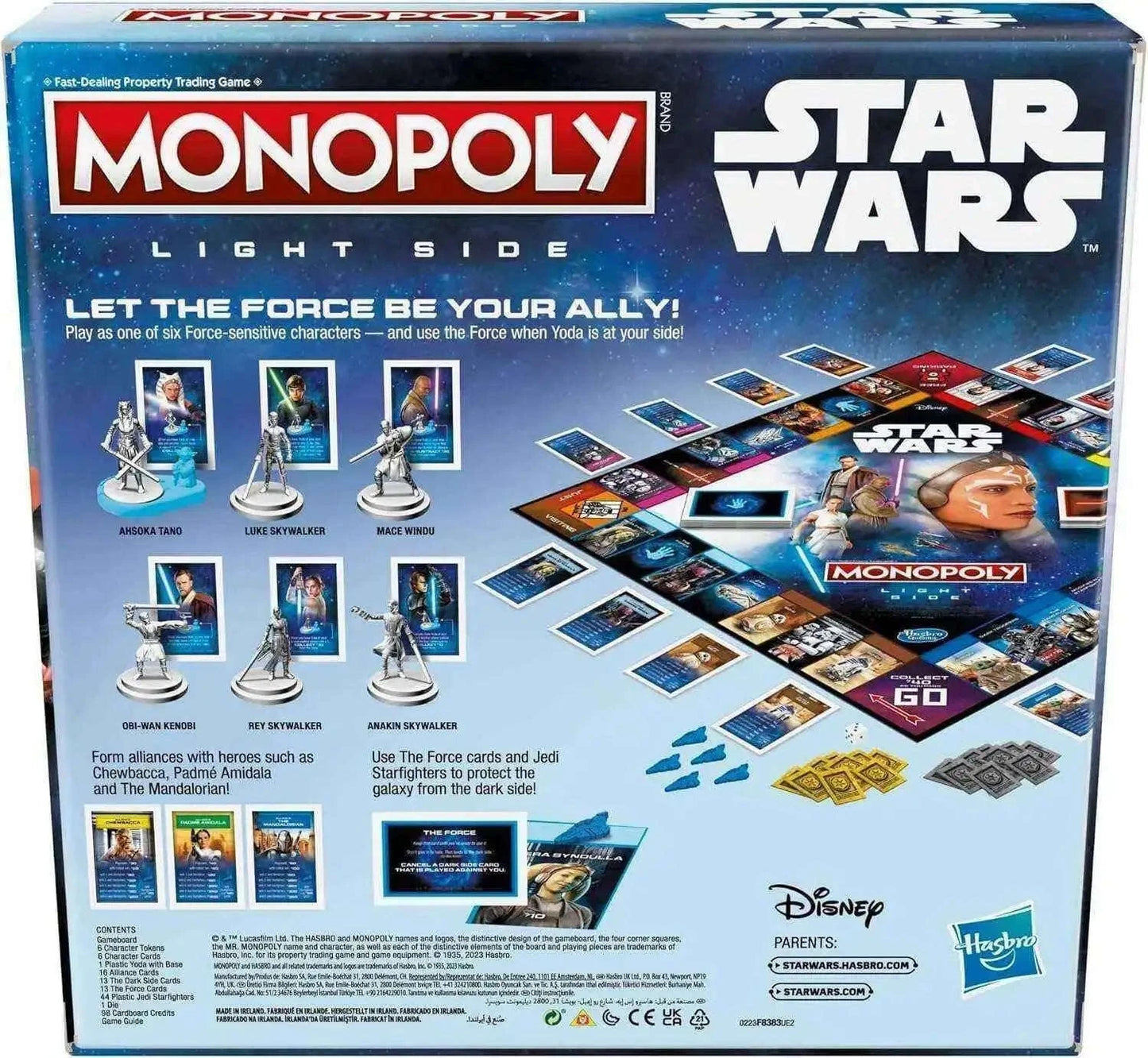 Monopoly: Star Wars Light Side Edition Board, Star Wars Jedi Game Default Title 