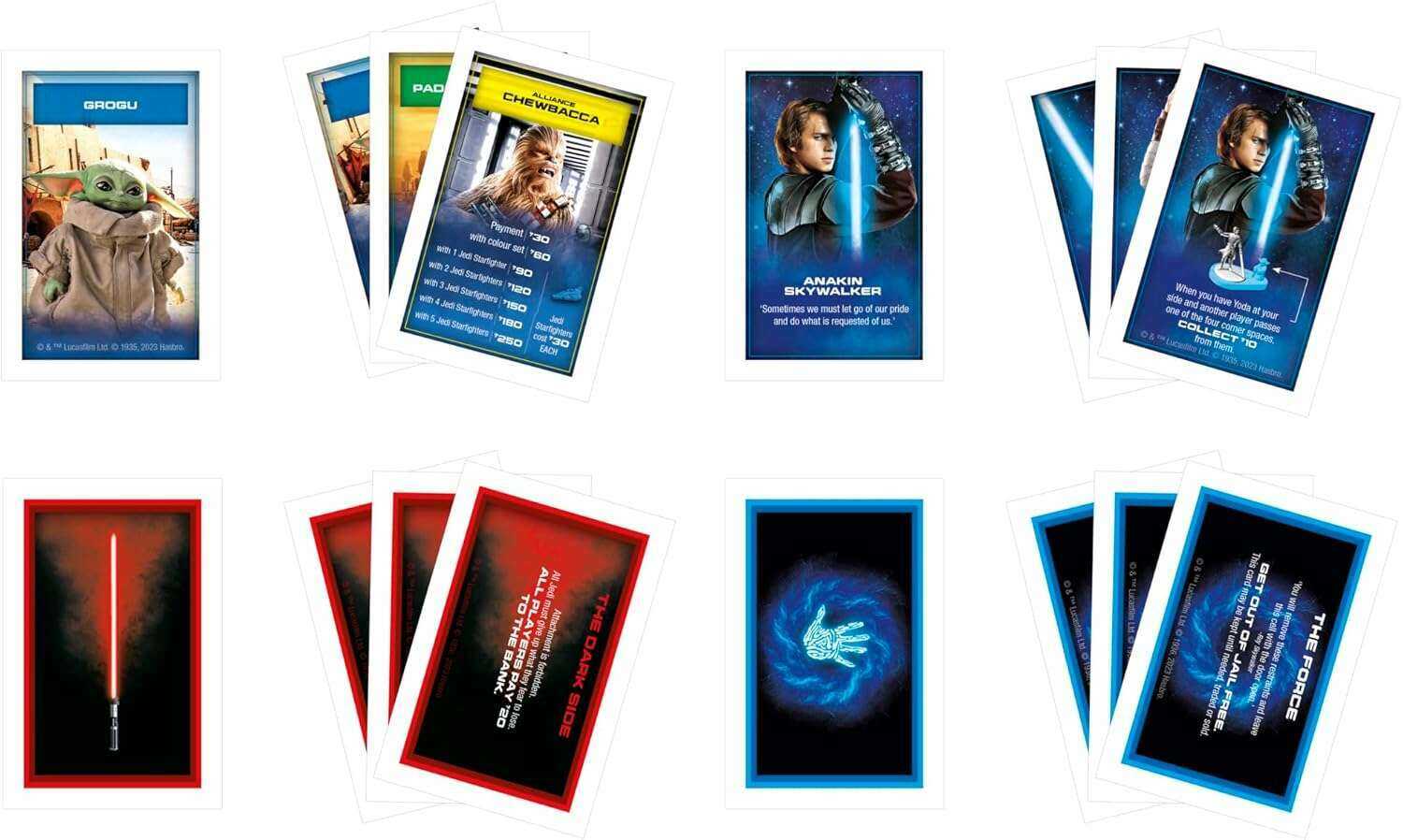 Monopoly: Star Wars Light Side Edition Board, Star Wars Jedi Game