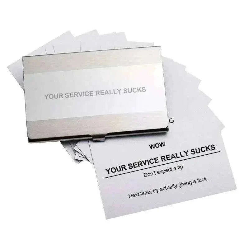 No Tip Card - Simplify Gratuity Decisions Home Decor