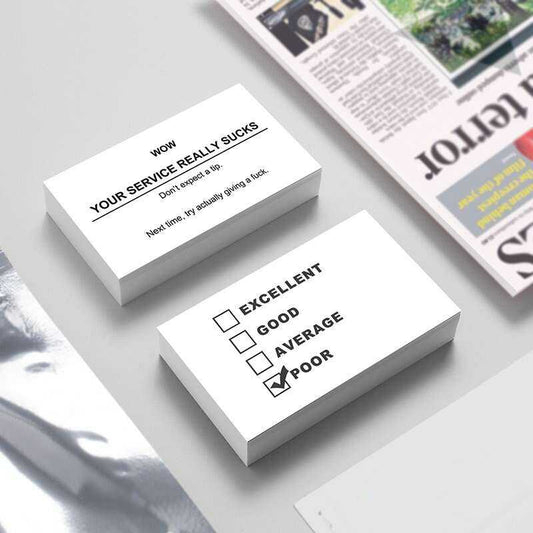 No Tip Card - Simplify Gratuity Decisions Home Decor