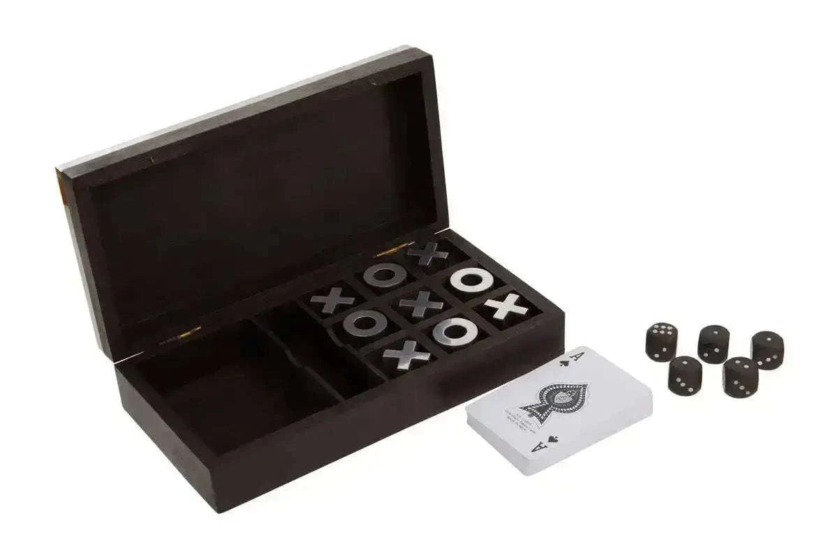 Noughts and Crosses, Dice and Playing Cards Set games