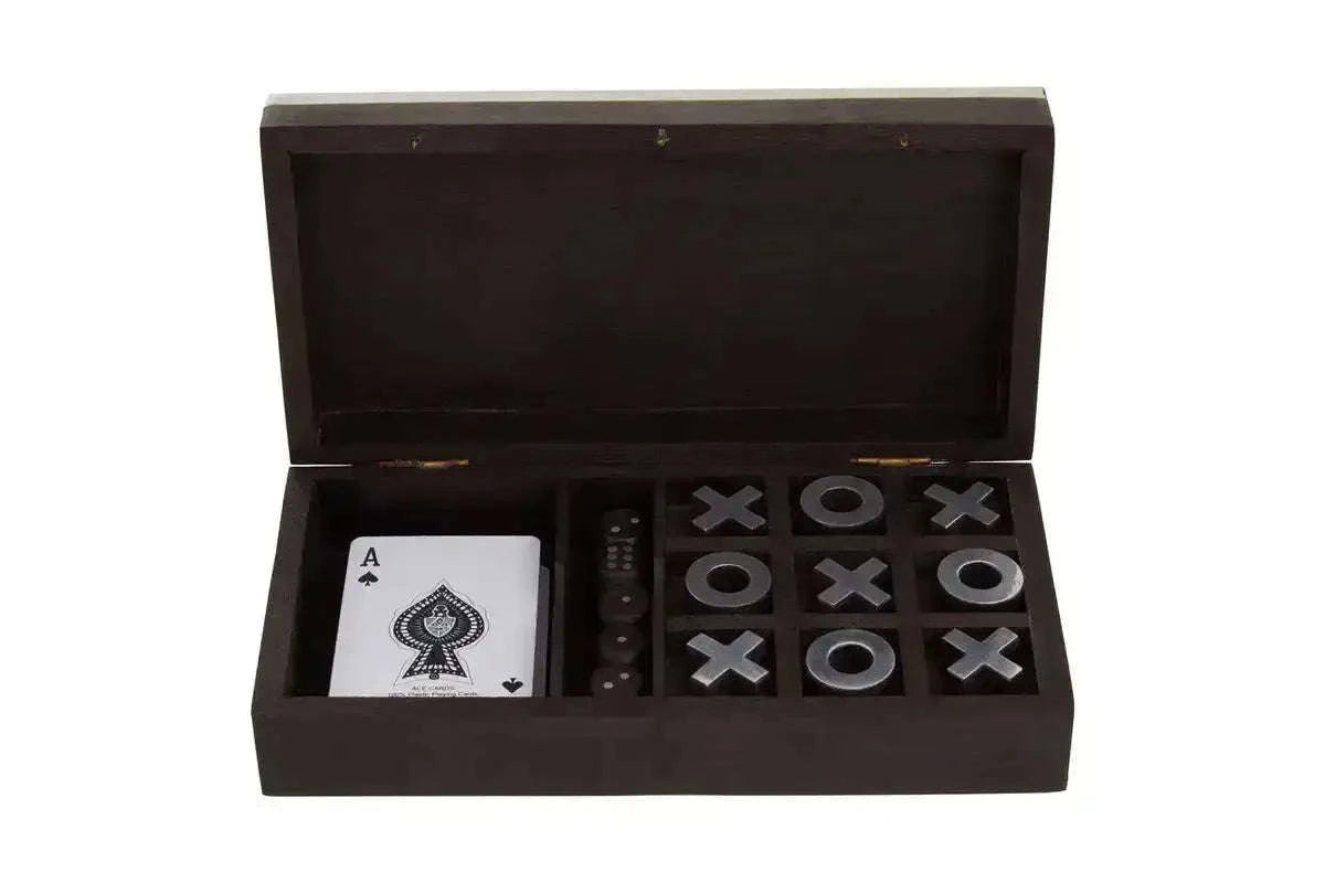 Noughts and Crosses, Dice and Playing Cards Set games