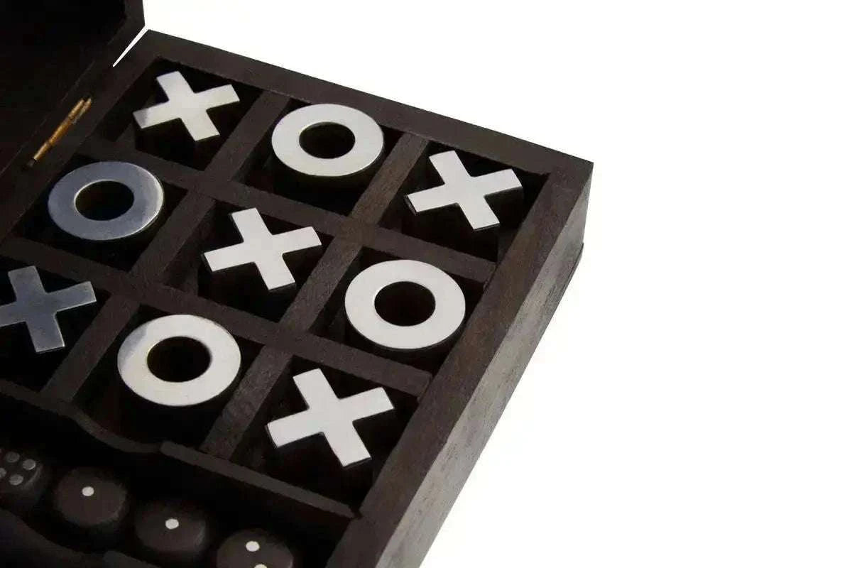 Noughts and Crosses, Dice and Playing Cards Set games