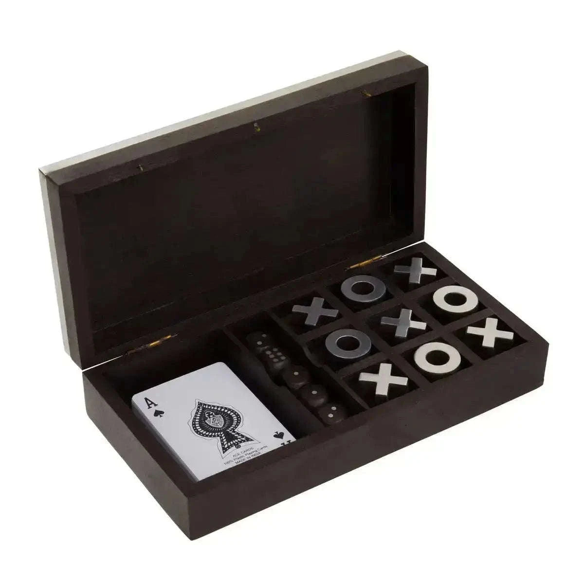 Noughts and Crosses, Dice and Playing Cards Set games