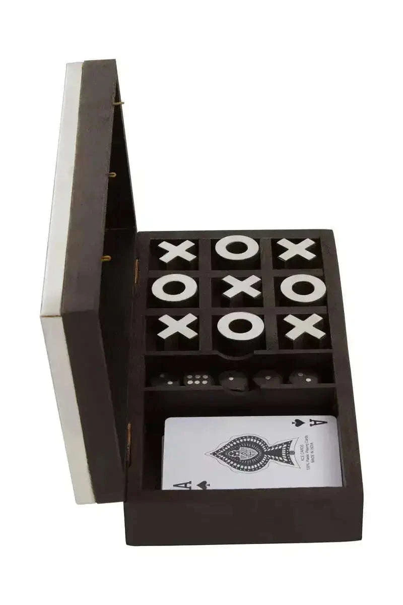 Noughts and Crosses, Dice and Playing Cards Set games