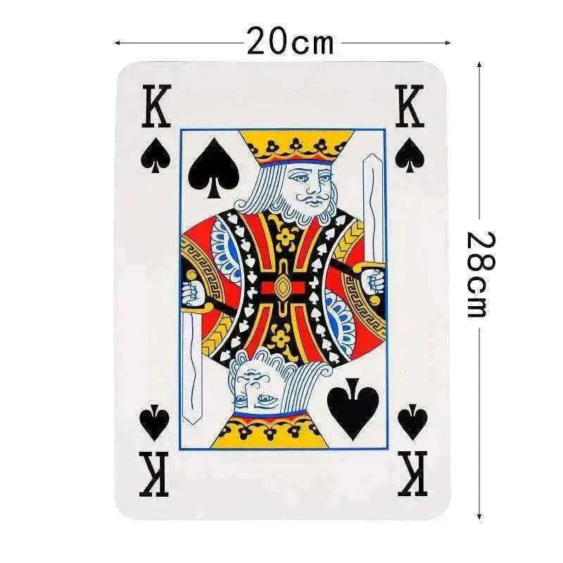 Oversized Poker Wedding Props for Big-name Playing Fun Toys
